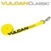 VULCAN Winch Strap with Twisted Snap Hook - 2 Inch x 15 Foot - 3,300 Pound  Safe Working Load