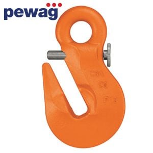 Grade 100 Eye Grab Hook with Safety Latch 