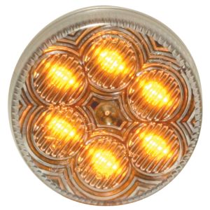 MAXXIMA 2" 6-LED Marker Lights - Clear Lens