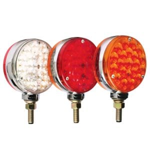 Lollipop Style 4" Round LED Pedestal Lights