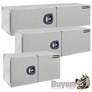 BUYERS Aluminum Underbody Toolboxes - Double Door