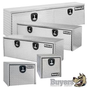 BUYERS Aluminum Underbody Toolboxes - Single Door