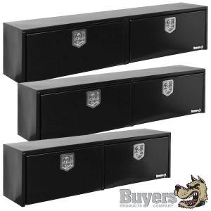 BUYERS Black Steel Top Side Tool Boxes