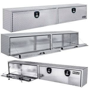 BUYERS Aluminum Topside Toolboxes - Double Door