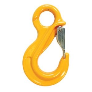 G80 Alloy Sling Hooks with Latch - Eye Style