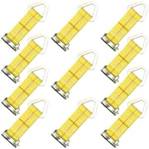 VULCAN E-Track Fitting with D-Ring - Rope Tie - 10 Pack