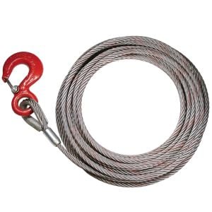 VULCAN PROSeries Steel-Core Winch Cables - Fixed Hook