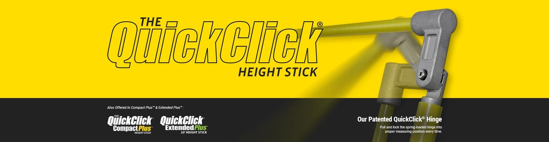 Shop Quickclick height sticks