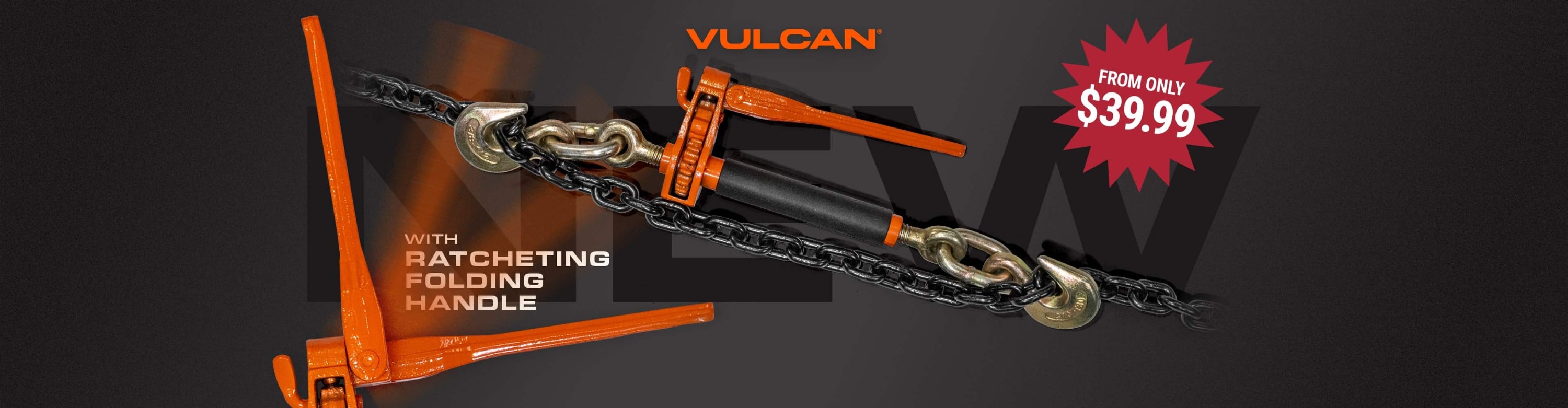 Vulcan Folding Handle Load Binder