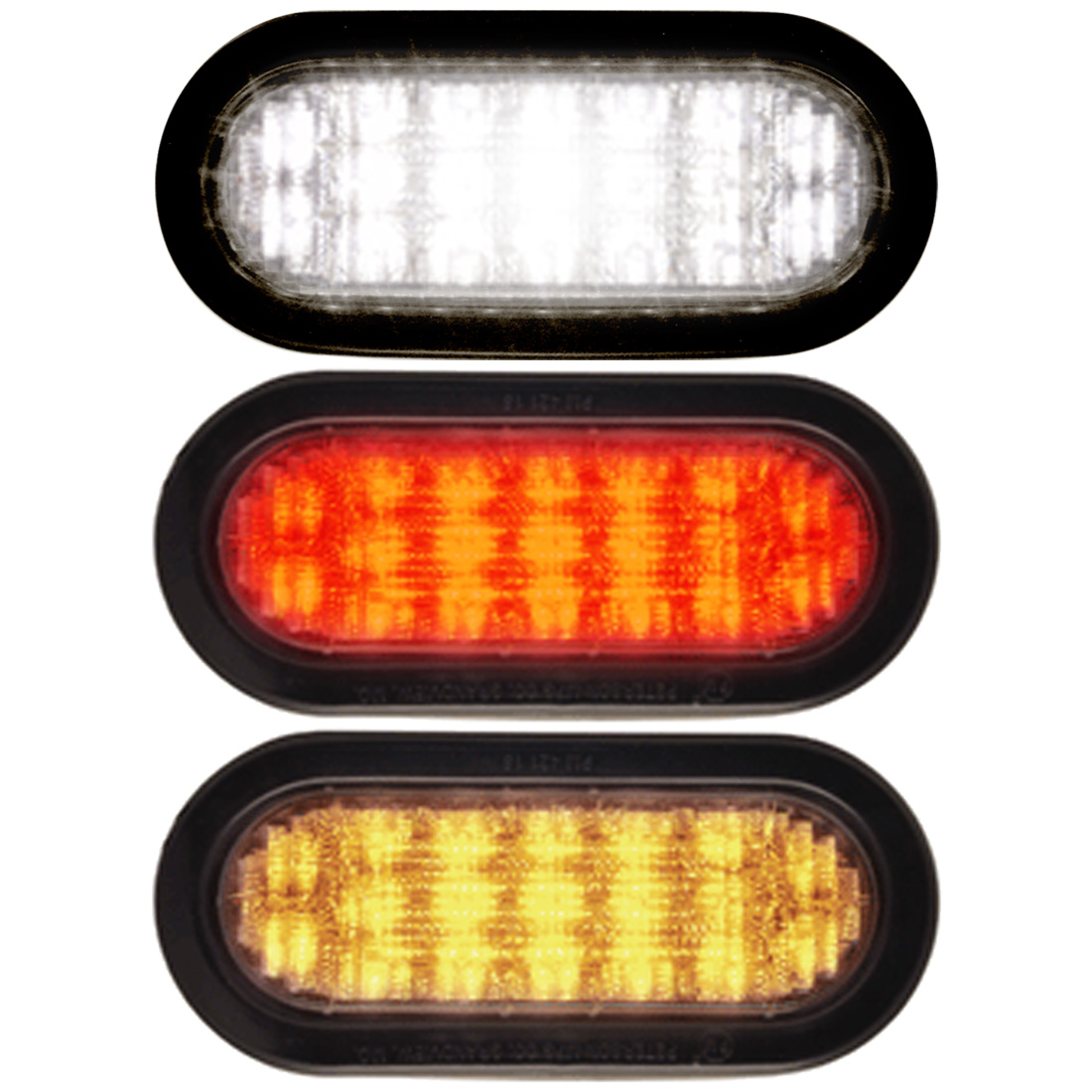 Oval Flashing LED Lights For Trucks Truck n